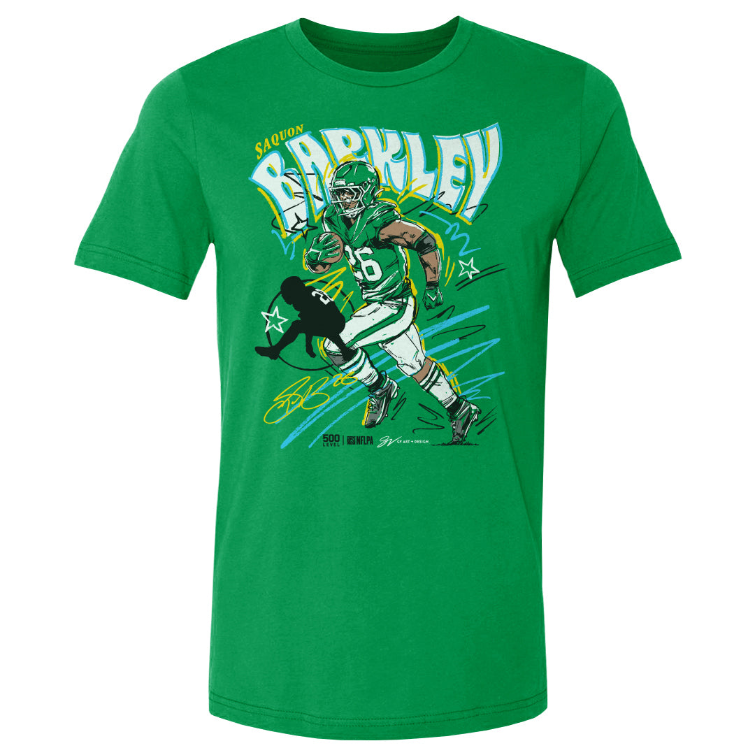 Saquon Barkley Men's Cotton T-Shirt | 500 LEVEL