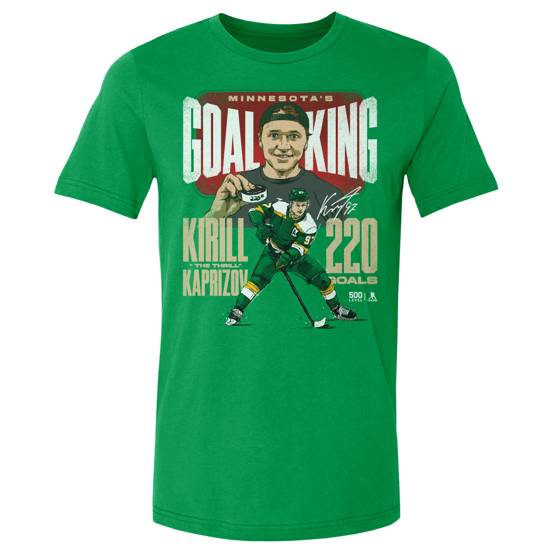 Kirill Kaprizov Men's Cotton T-Shirt | 500 LEVEL