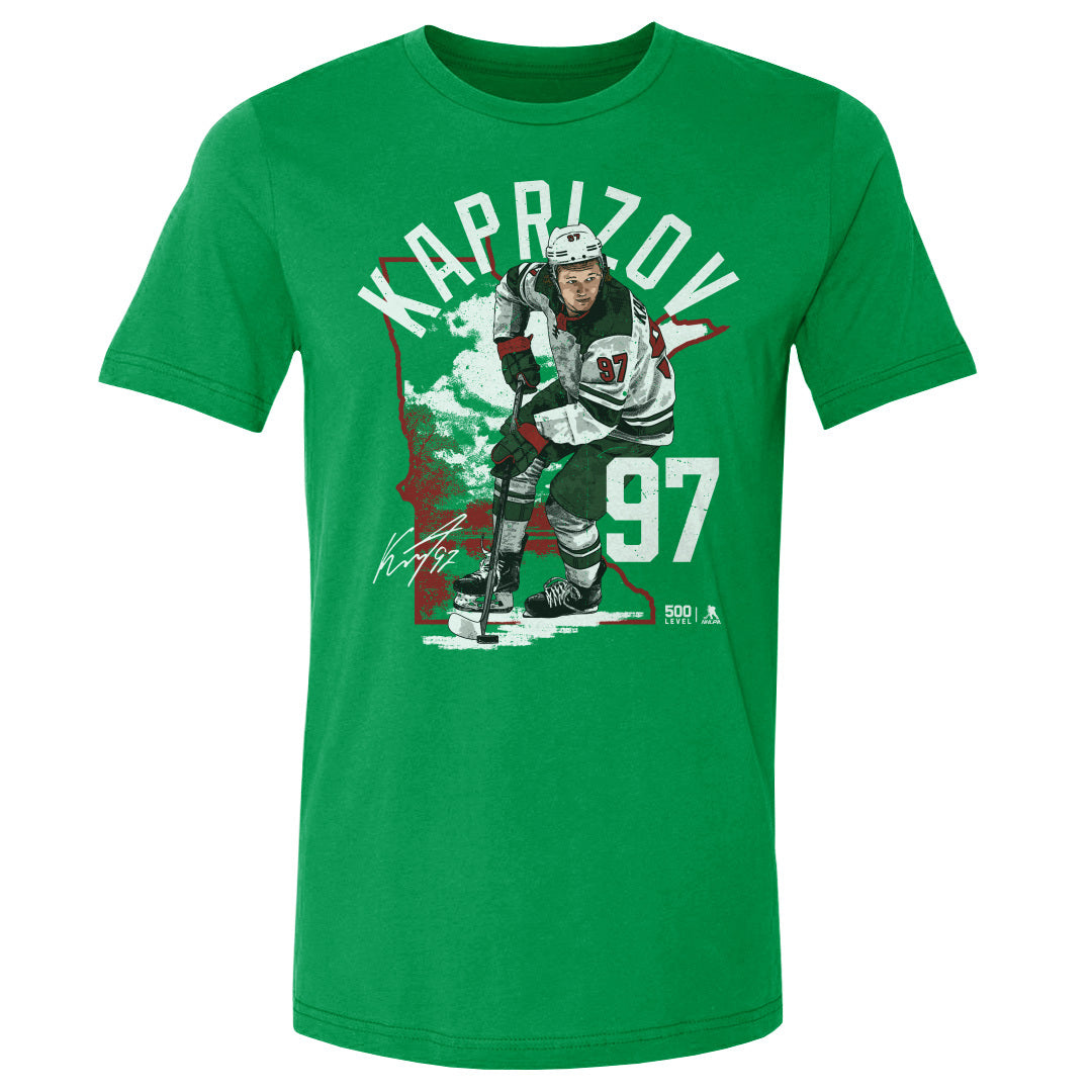 Kirill Kaprizov Men's Cotton T-Shirt | 500 LEVEL