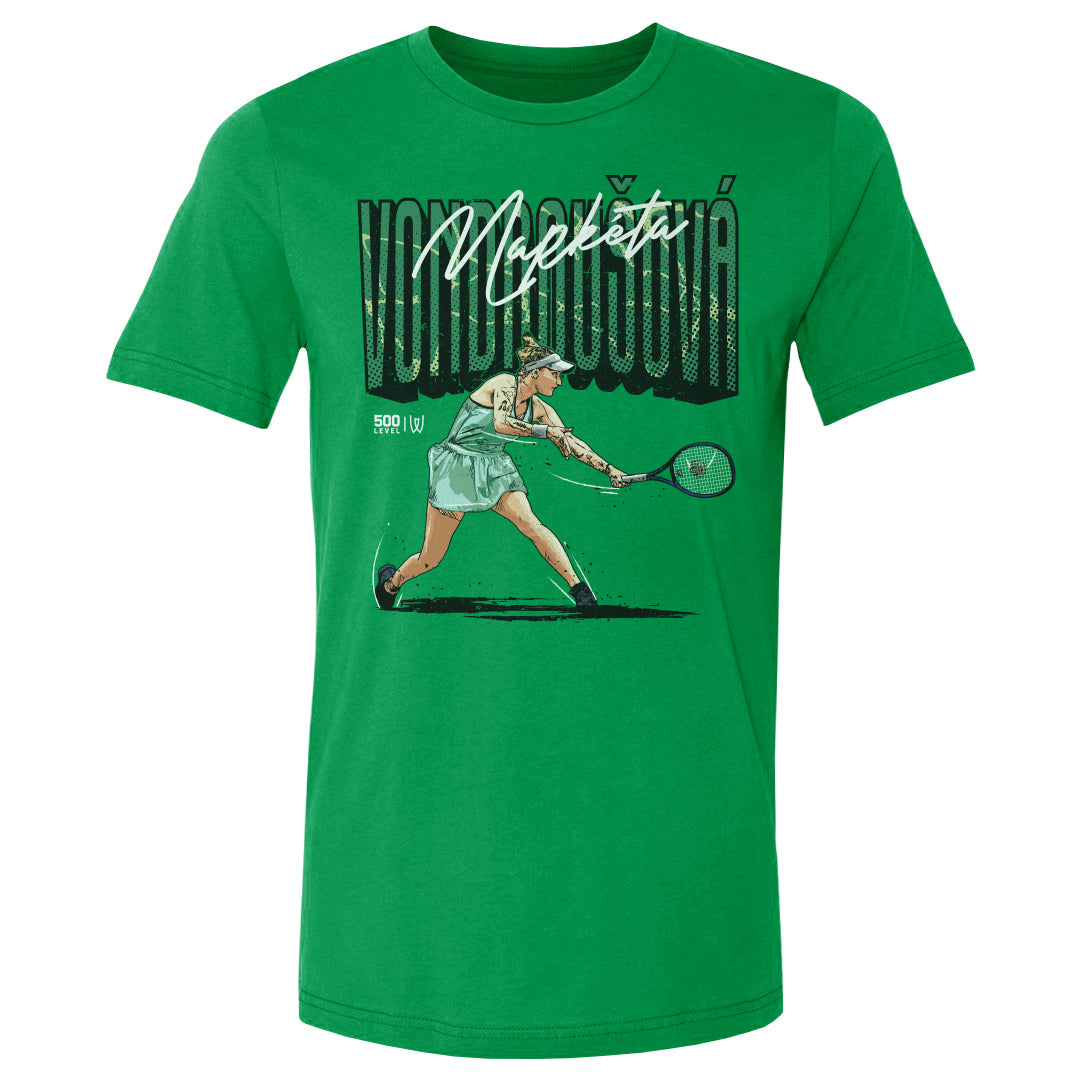 Marketa Vondrousova Men's Cotton T-Shirt | 500 LEVEL