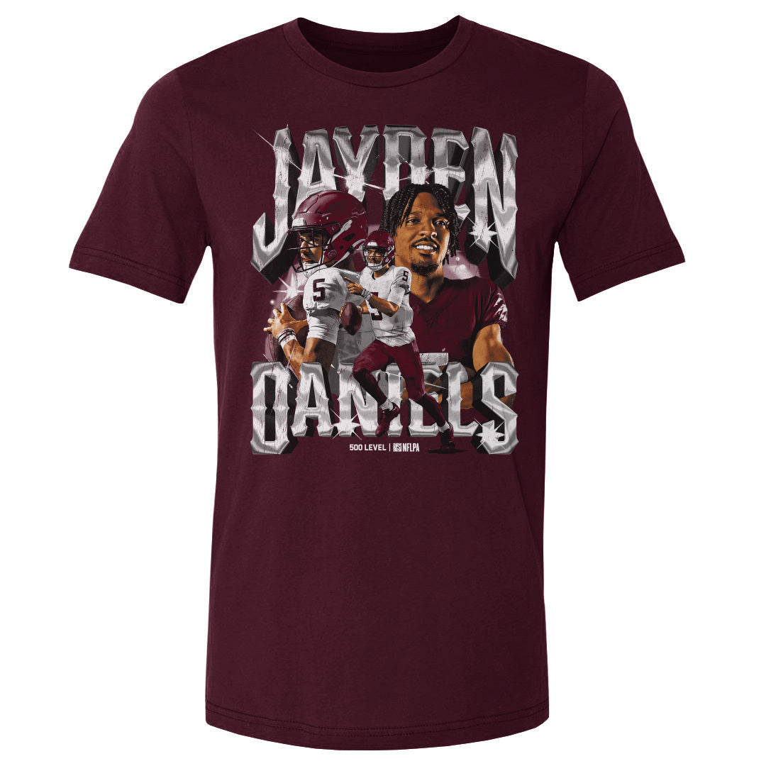 Jayden Daniels Men's Cotton T-Shirt | 500 LEVEL