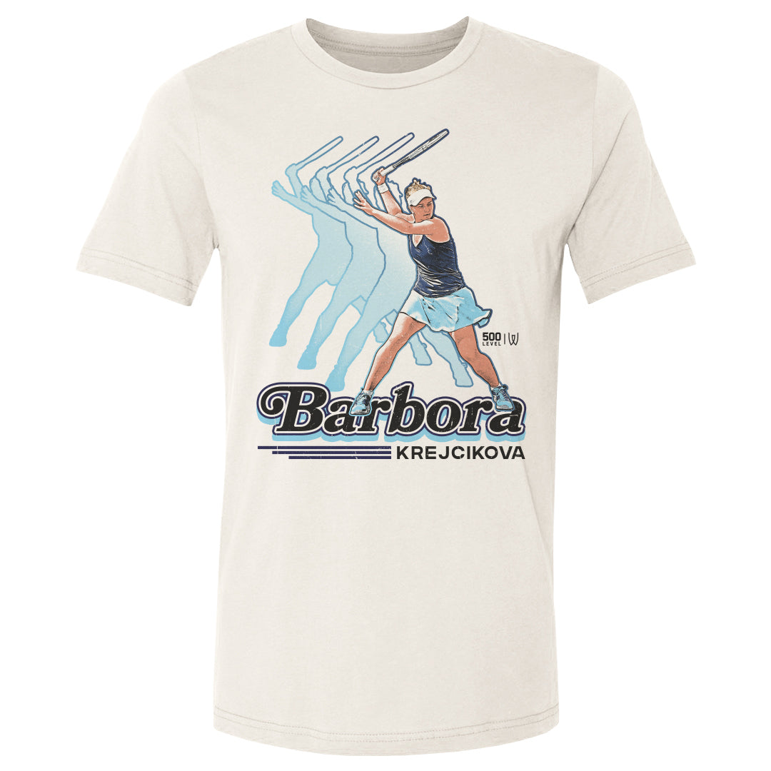 Barbora Krejcikova Men's Cotton T-Shirt | 500 LEVEL