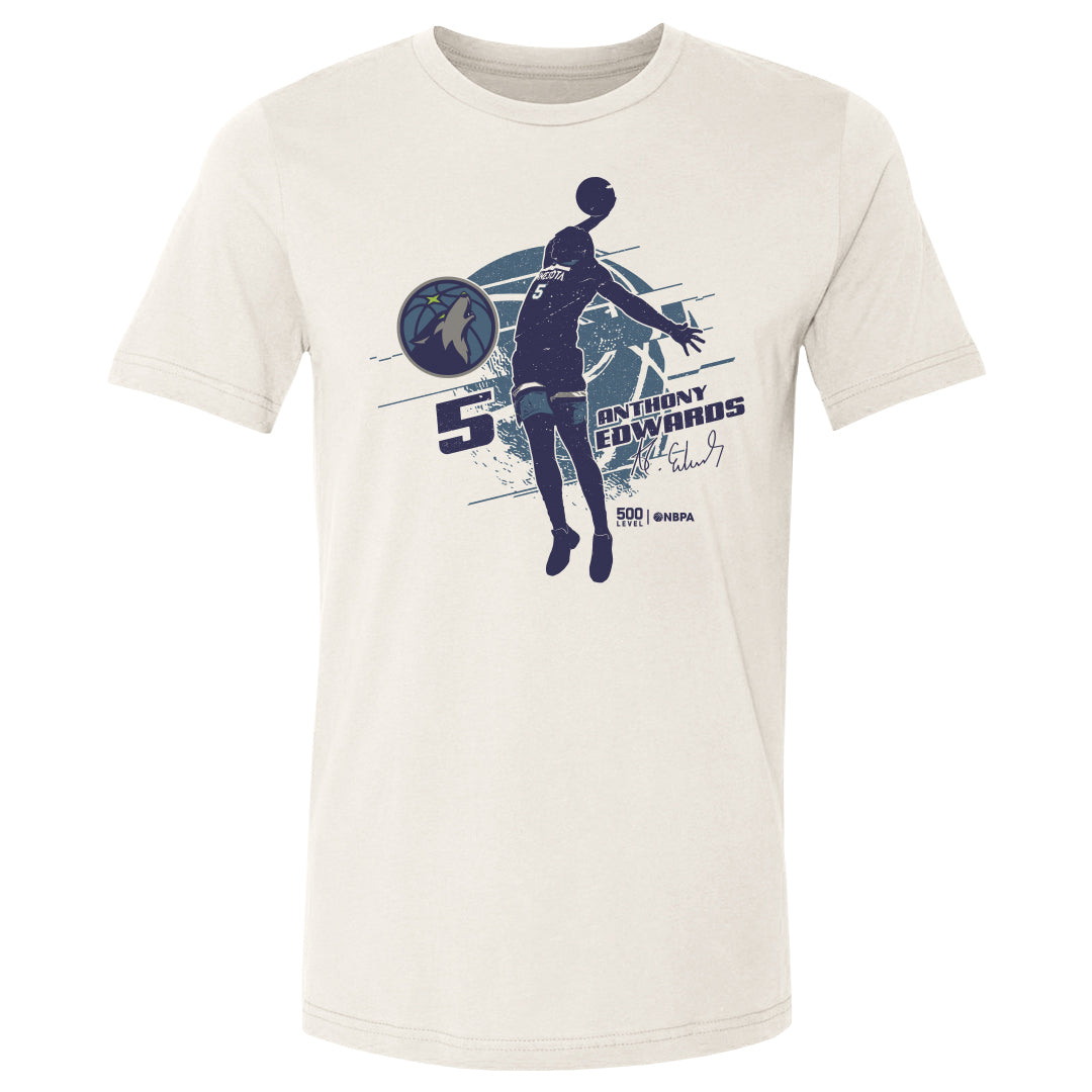 Anthony Edwards Men's Cotton T-Shirt | 500 LEVEL