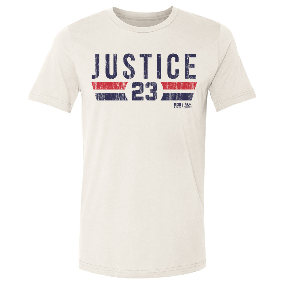 David Justice Men's Cotton T-Shirt | 500 LEVEL