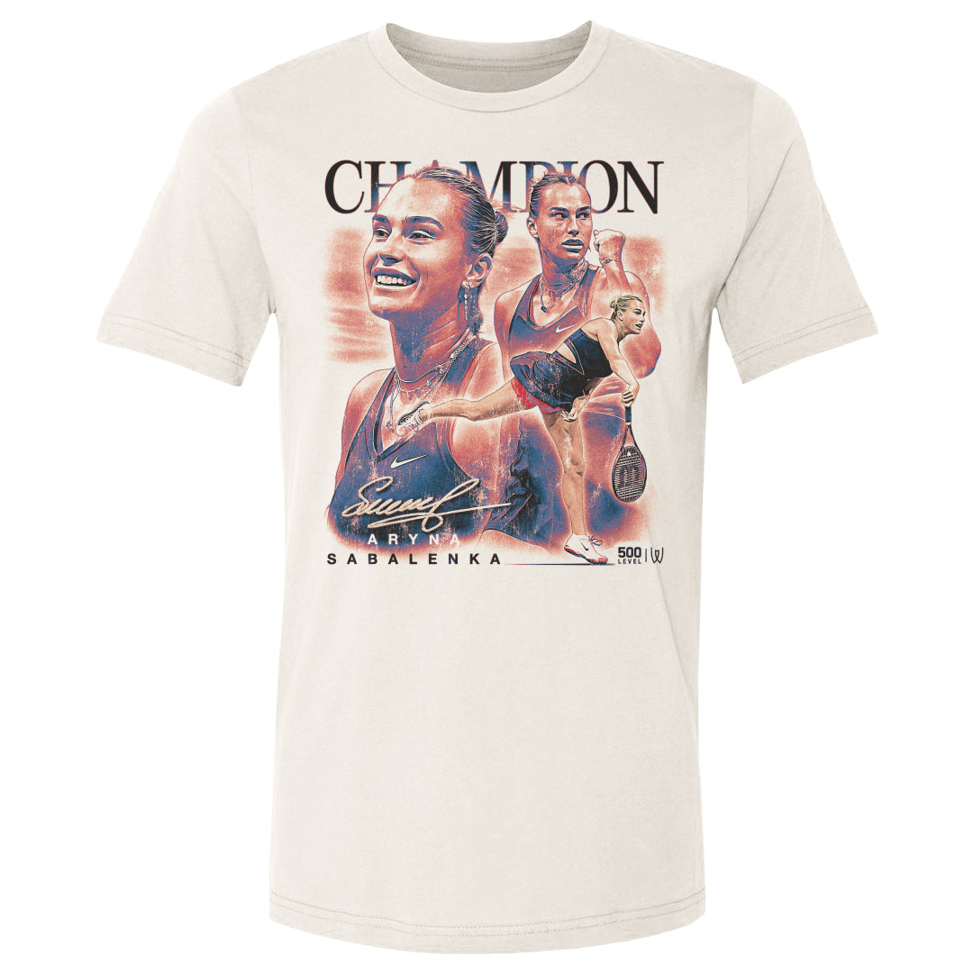 Aryna Sabalenka Men's Cotton T-Shirt | 500 LEVEL