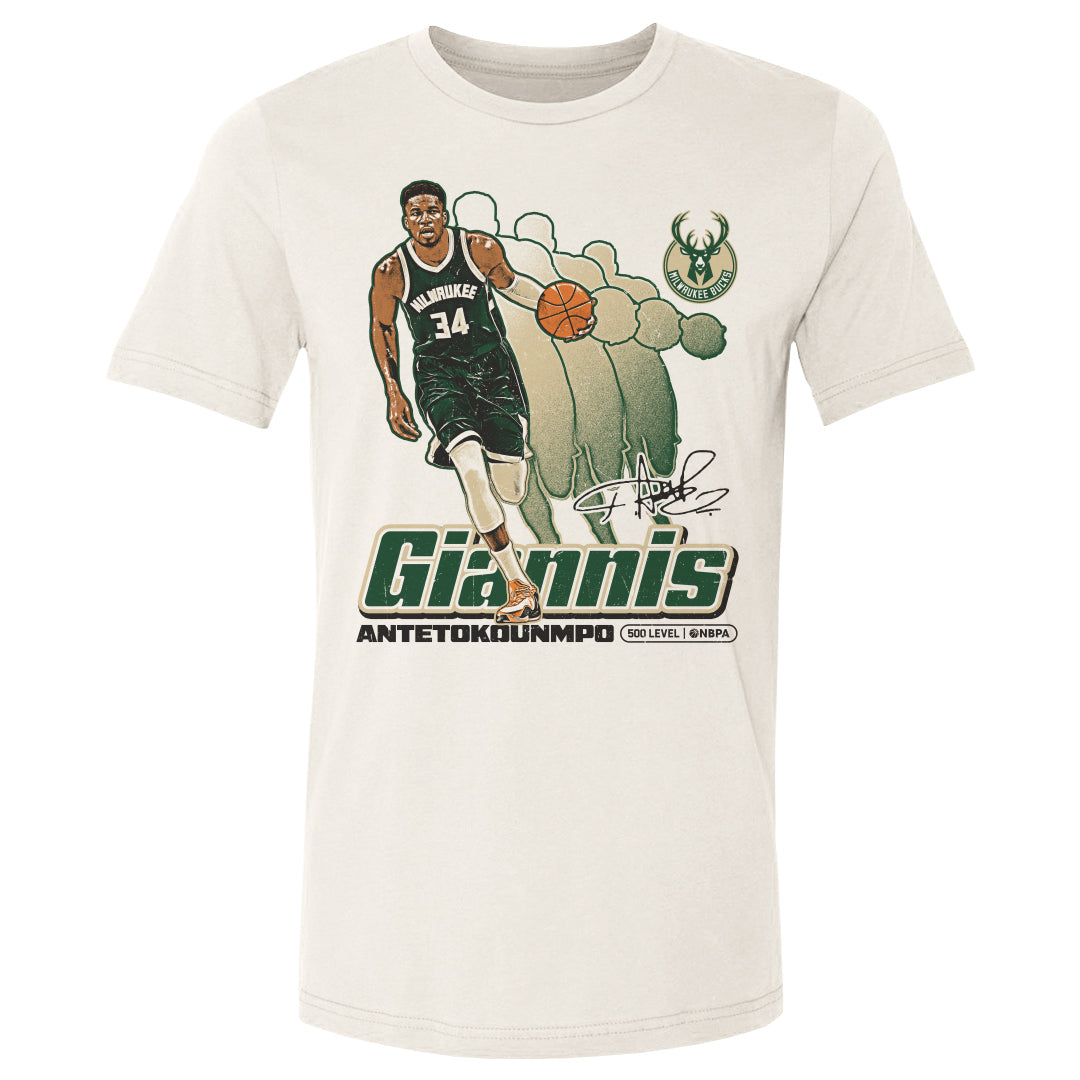 Giannis Antetokounmpo Men's Cotton T-Shirt | 500 LEVEL