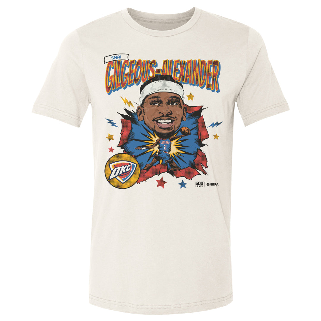 Shai Gilgeous-Alexander Men's Cotton T-Shirt | 500 LEVEL