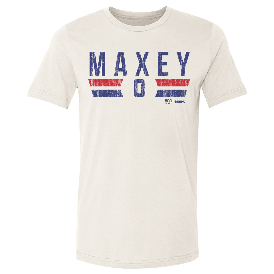 Tyrese Maxey Men's Cotton T-Shirt | 500 LEVEL