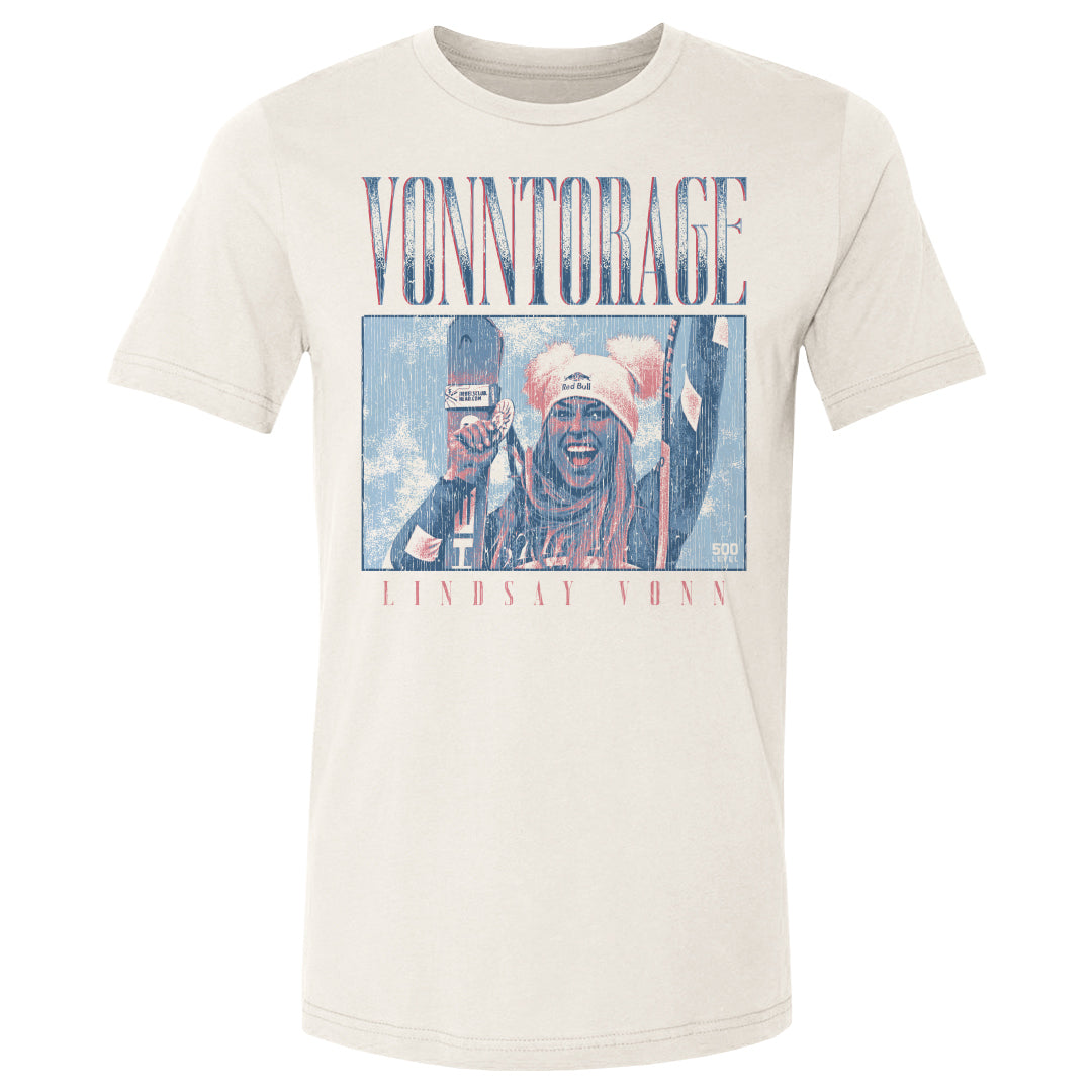 Lindsey Vonn Men's Cotton T-Shirt | 500 LEVEL