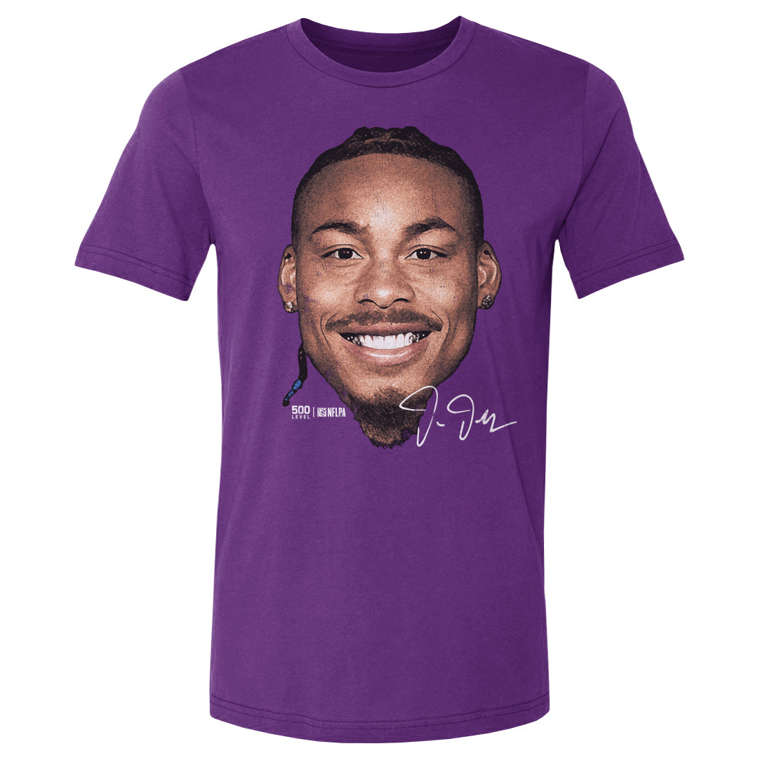 Justin Jefferson Men's Cotton T-Shirt | 500 LEVEL