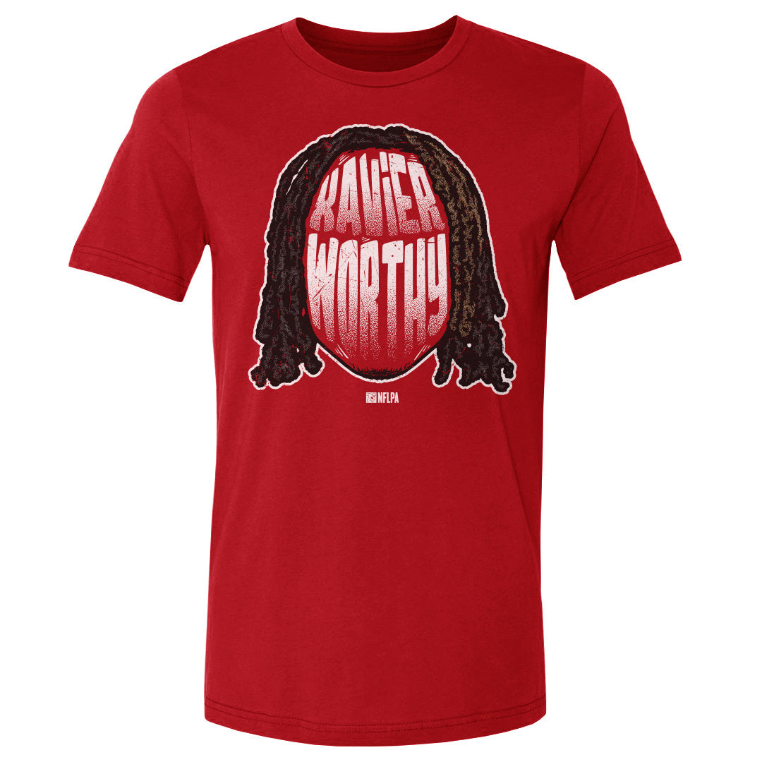 Xavier Worthy Men's Cotton T-Shirt | 500 LEVEL
