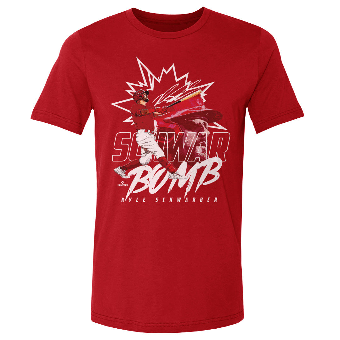 Kyle Schwarber Men's Cotton T-Shirt | 500 LEVEL