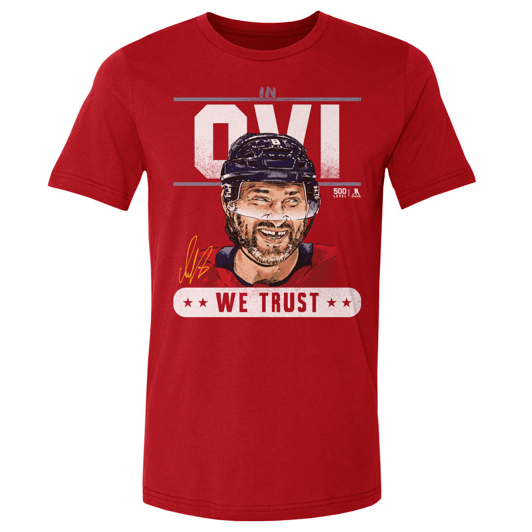 Alex Ovechkin Men's Cotton T-Shirt | 500 LEVEL