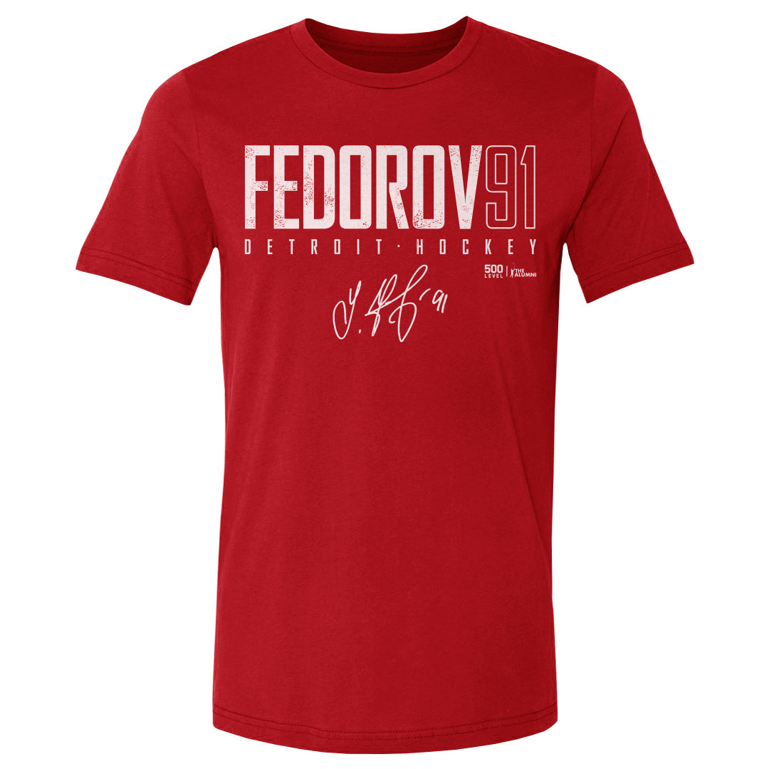Sergei Fedorov Men's Cotton T-Shirt | 500 LEVEL