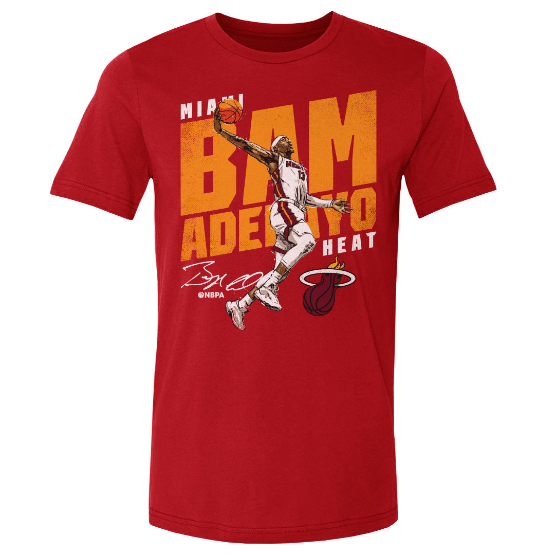 Bam Adebayo Men's Cotton T-Shirt | 500 LEVEL