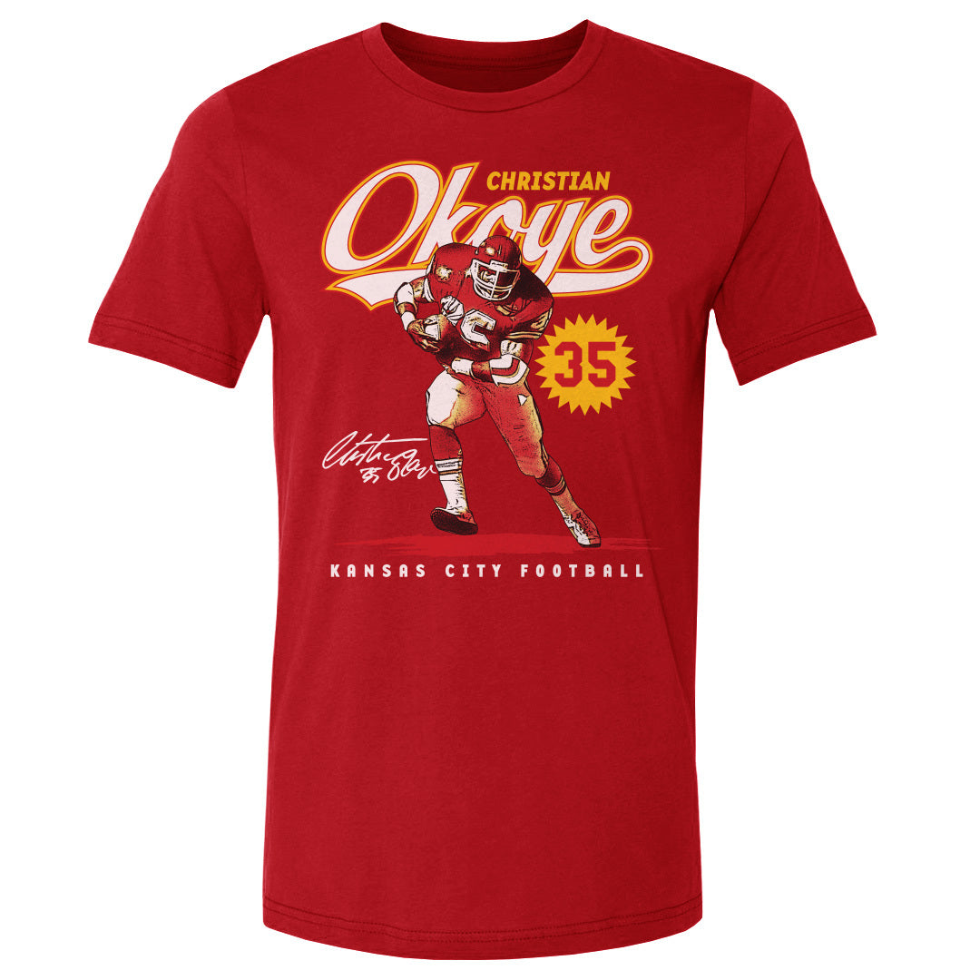 Christian Okoye Men's Cotton T-Shirt | 500 LEVEL