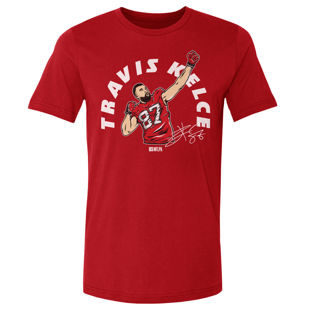 Travis Kelce Men's Cotton T-Shirt | 500 LEVEL