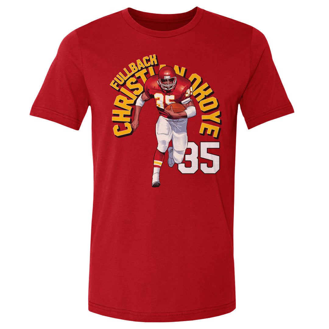 Christian Okoye Men's Cotton T-Shirt | 500 LEVEL