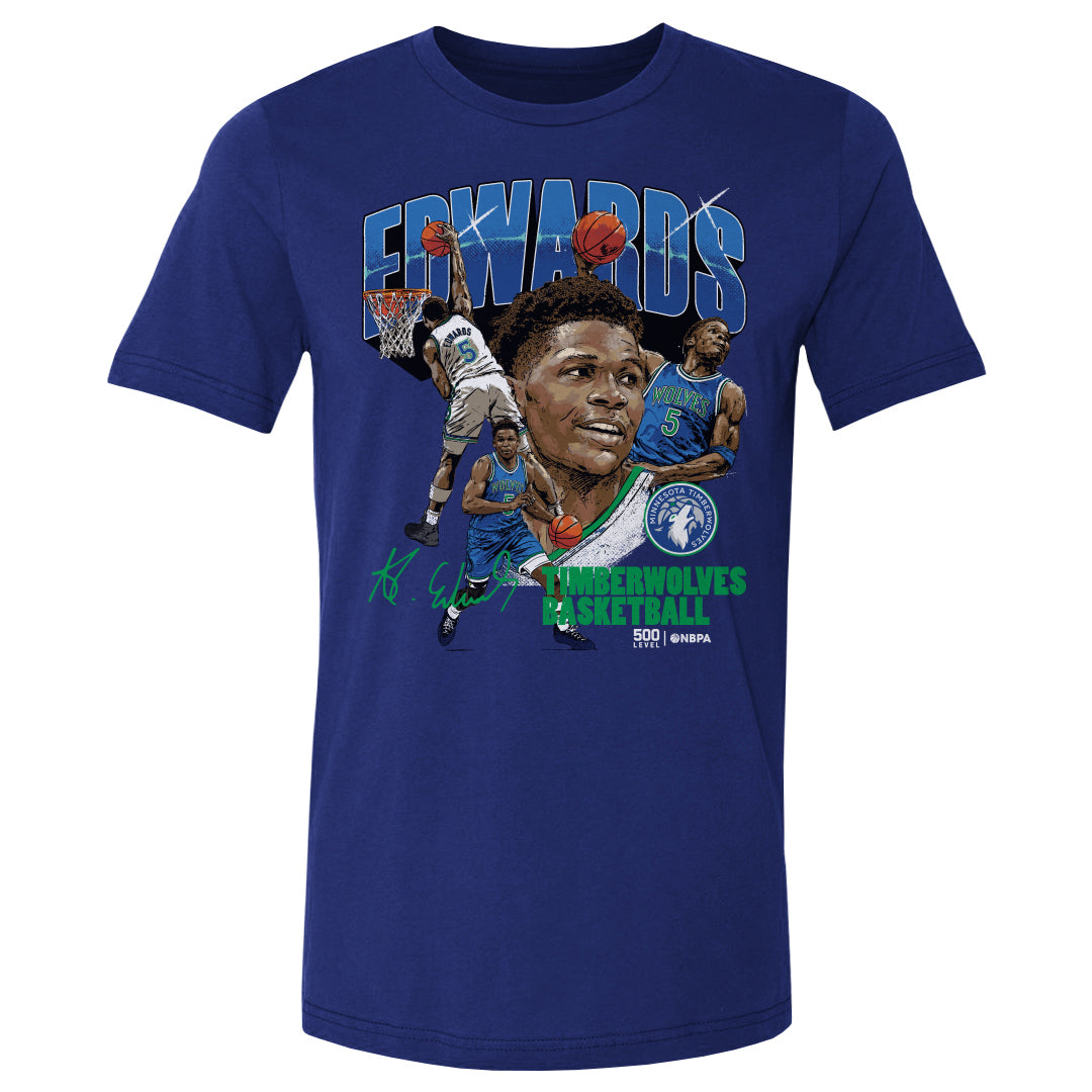 Anthony Edwards Men's Cotton T-Shirt | 500 LEVEL