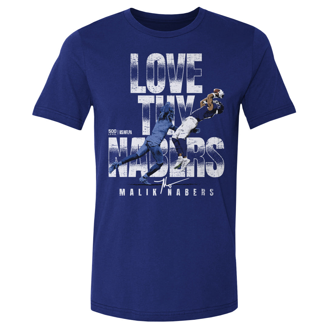 Malik Nabers Men's Cotton T-Shirt | 500 LEVEL