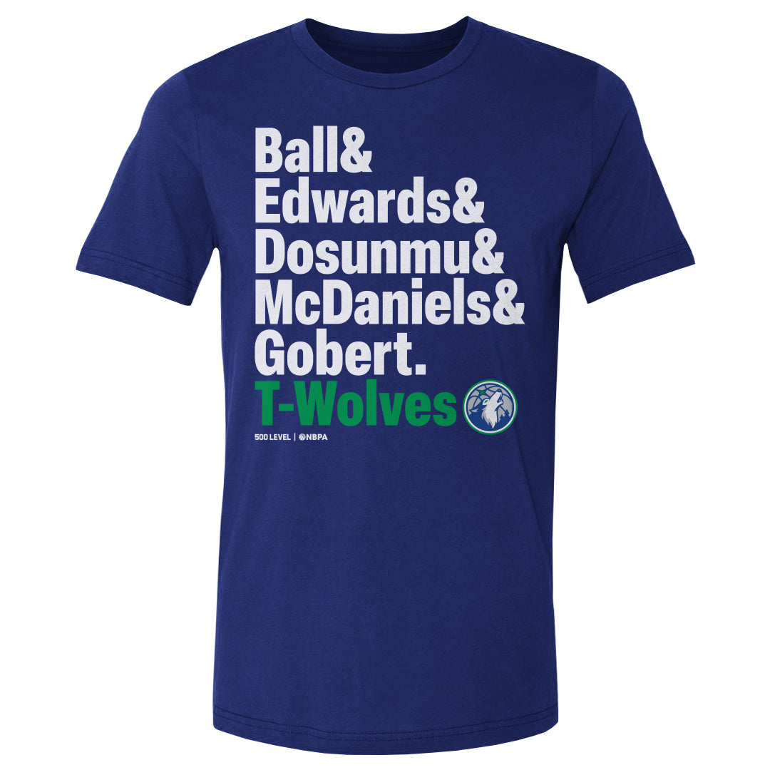 Minnesota Timberwolves Men's Cotton T-Shirt | 500 LEVEL