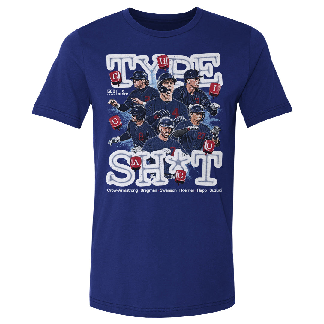 Chicago C Baseball Men's Cotton T-Shirt | 500 LEVEL