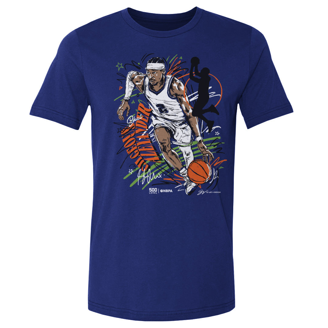 Shai Gilgeous-Alexander Men's Cotton T-Shirt | 500 LEVEL