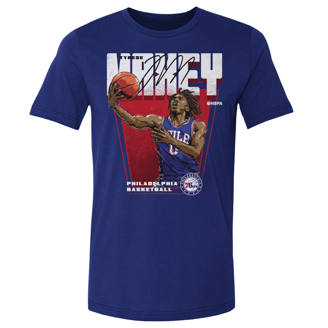 Tyrese Maxey Men's Cotton T-Shirt | 500 LEVEL