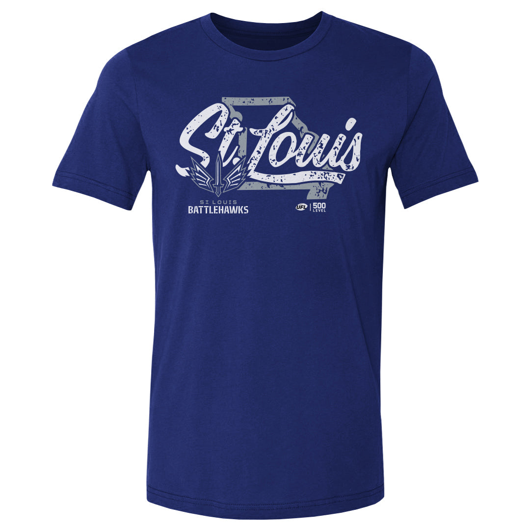 St. Louis Battlehawks Men's Cotton T-Shirt | 500 LEVEL