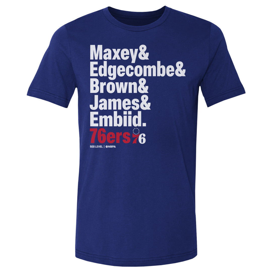 Philadelphia 76ers Men's Cotton T-Shirt | 500 LEVEL