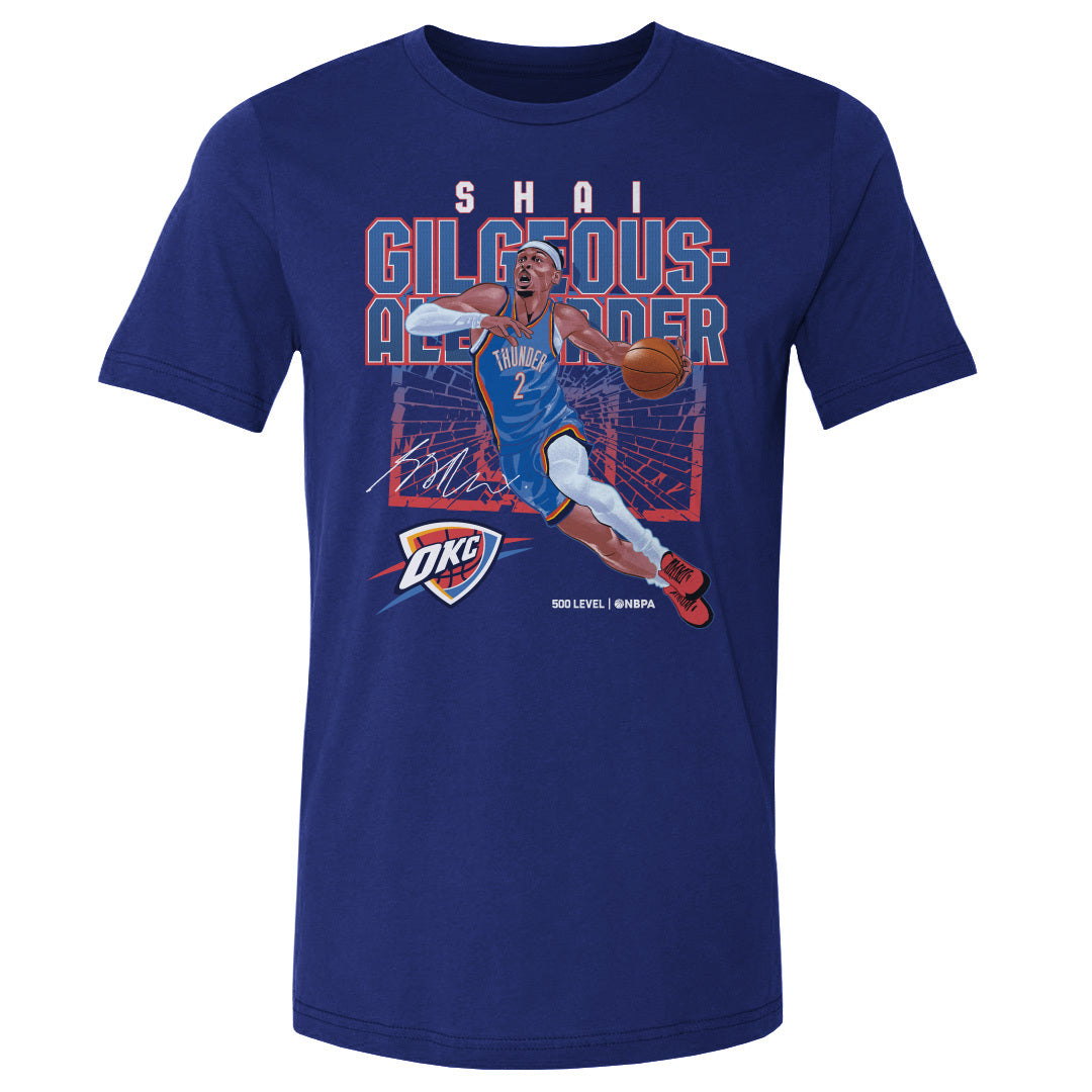 Shai Gilgeous-Alexander Men's Cotton T-Shirt | 500 LEVEL