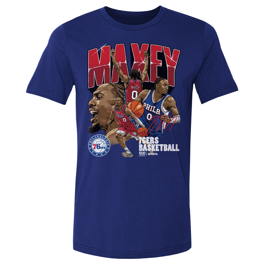 Tyrese Maxey Men's Cotton T-Shirt | 500 LEVEL