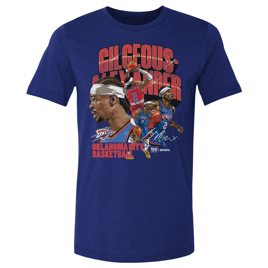 Shai Gilgeous-Alexander Men's Cotton T-Shirt | 500 LEVEL