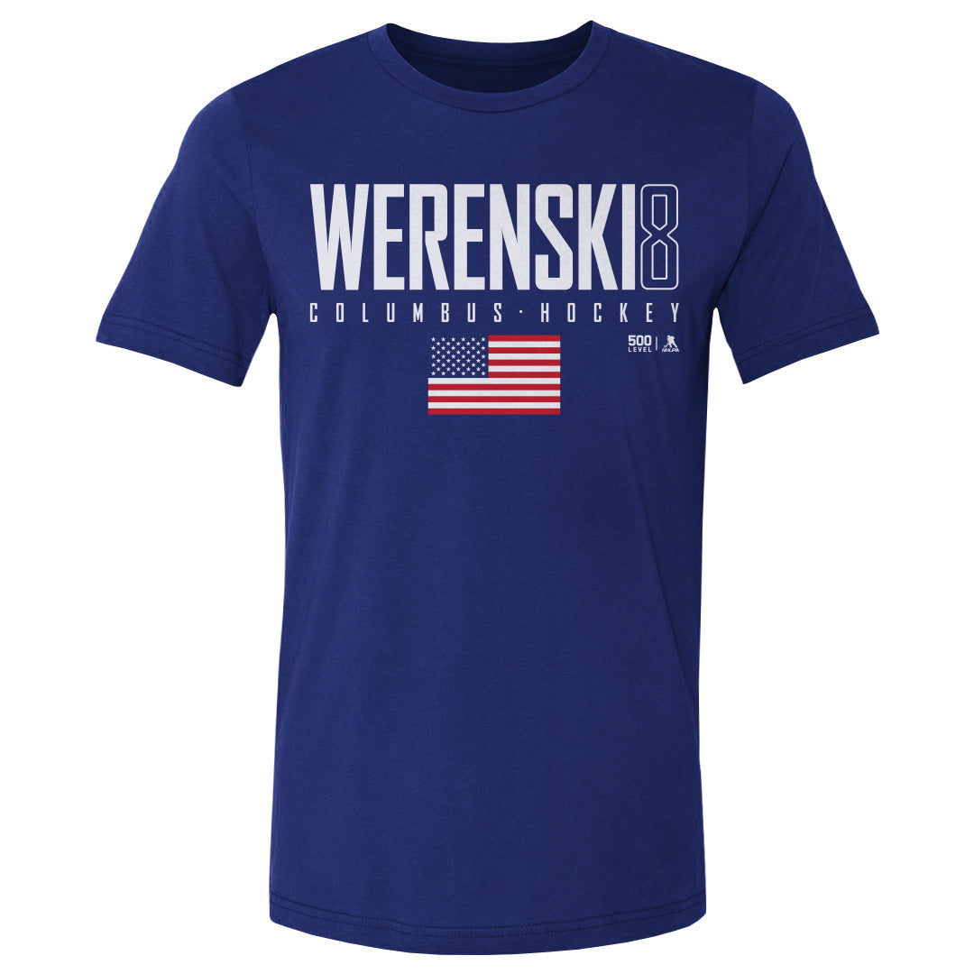 Zach Werenski Men's Cotton T-Shirt | 500 LEVEL