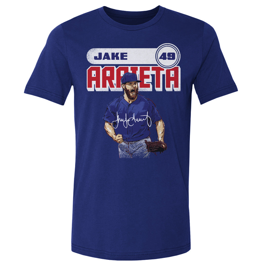Jake Arrieta Men's Cotton T-Shirt | 500 LEVEL