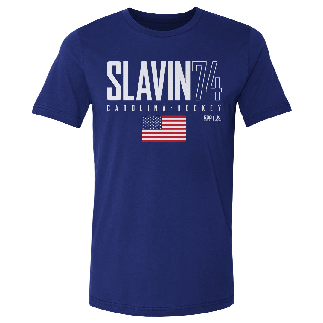 Jaccob Slavin Men's Cotton T-Shirt | 500 LEVEL