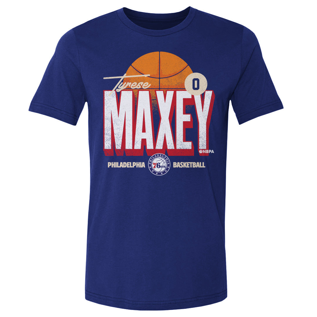 Tyrese Maxey Men's Cotton T-Shirt | 500 LEVEL