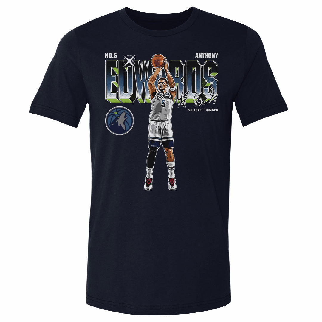 Anthony Edwards Men's Cotton T-Shirt | 500 LEVEL