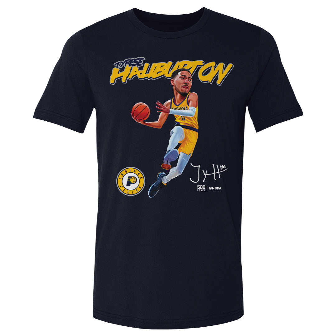 Tyrese Haliburton Men's Cotton T-Shirt | 500 LEVEL