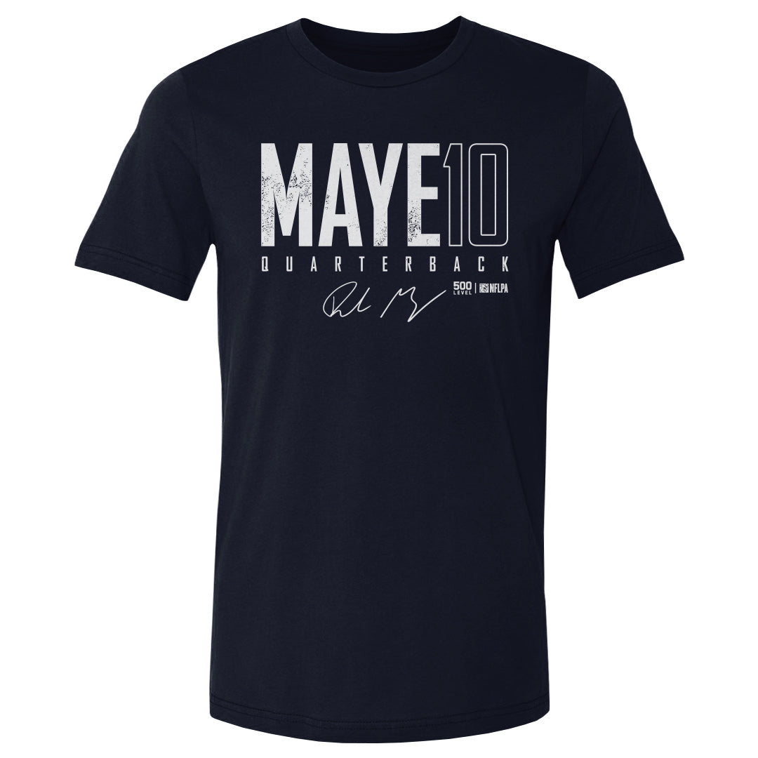Drake Maye Men's Cotton T-Shirt | 500 LEVEL