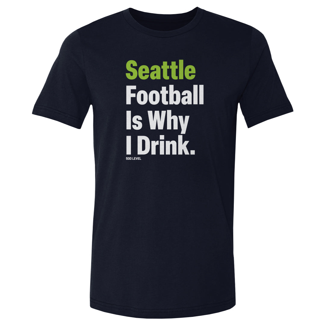 Seattle Football Men's Cotton T-Shirt | 500 LEVEL