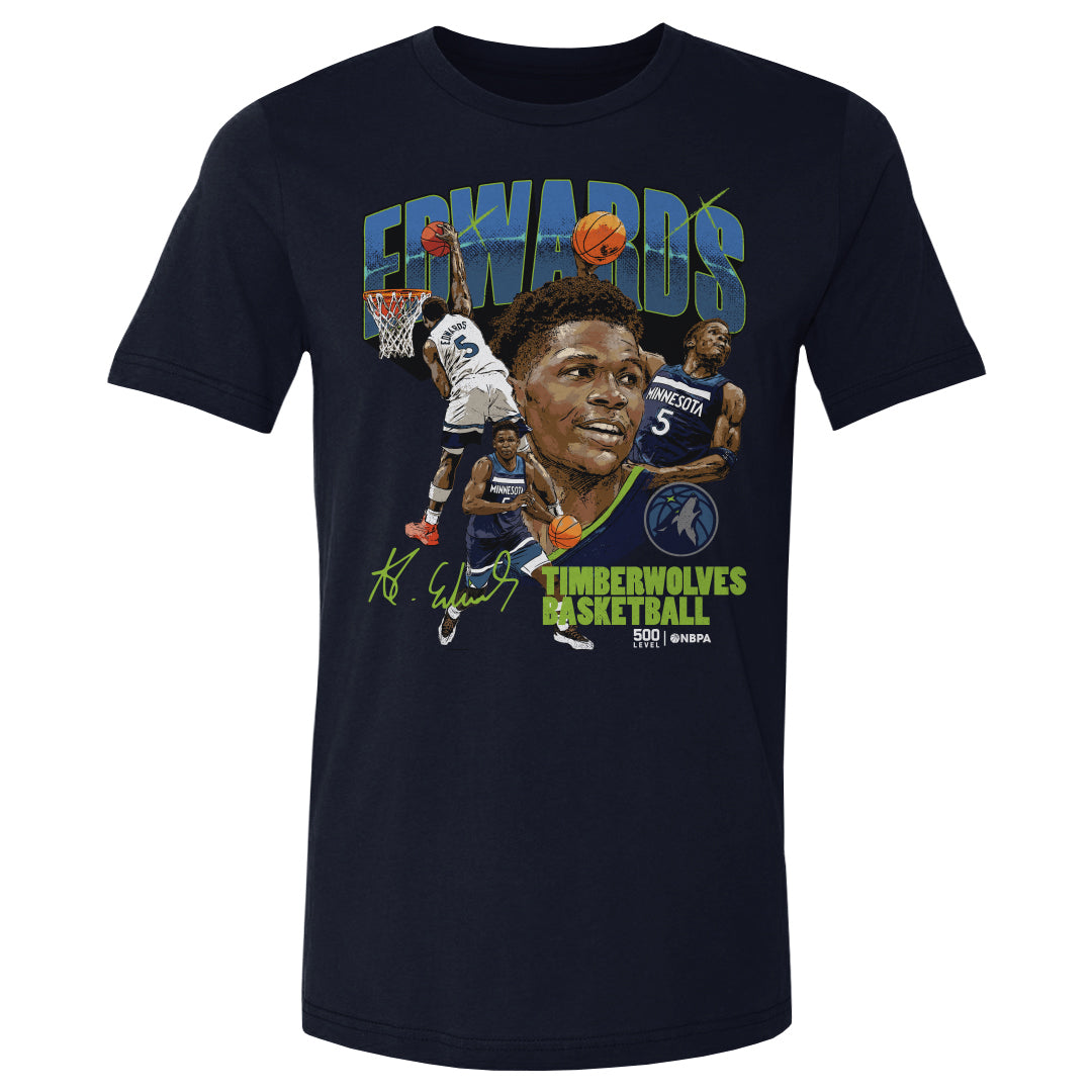 Anthony Edwards Men's Cotton T-Shirt | 500 LEVEL