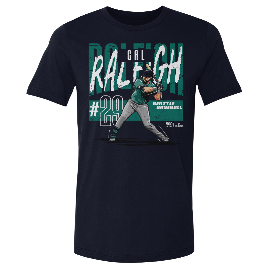 Cal Raleigh Men's Cotton T-Shirt | 500 LEVEL