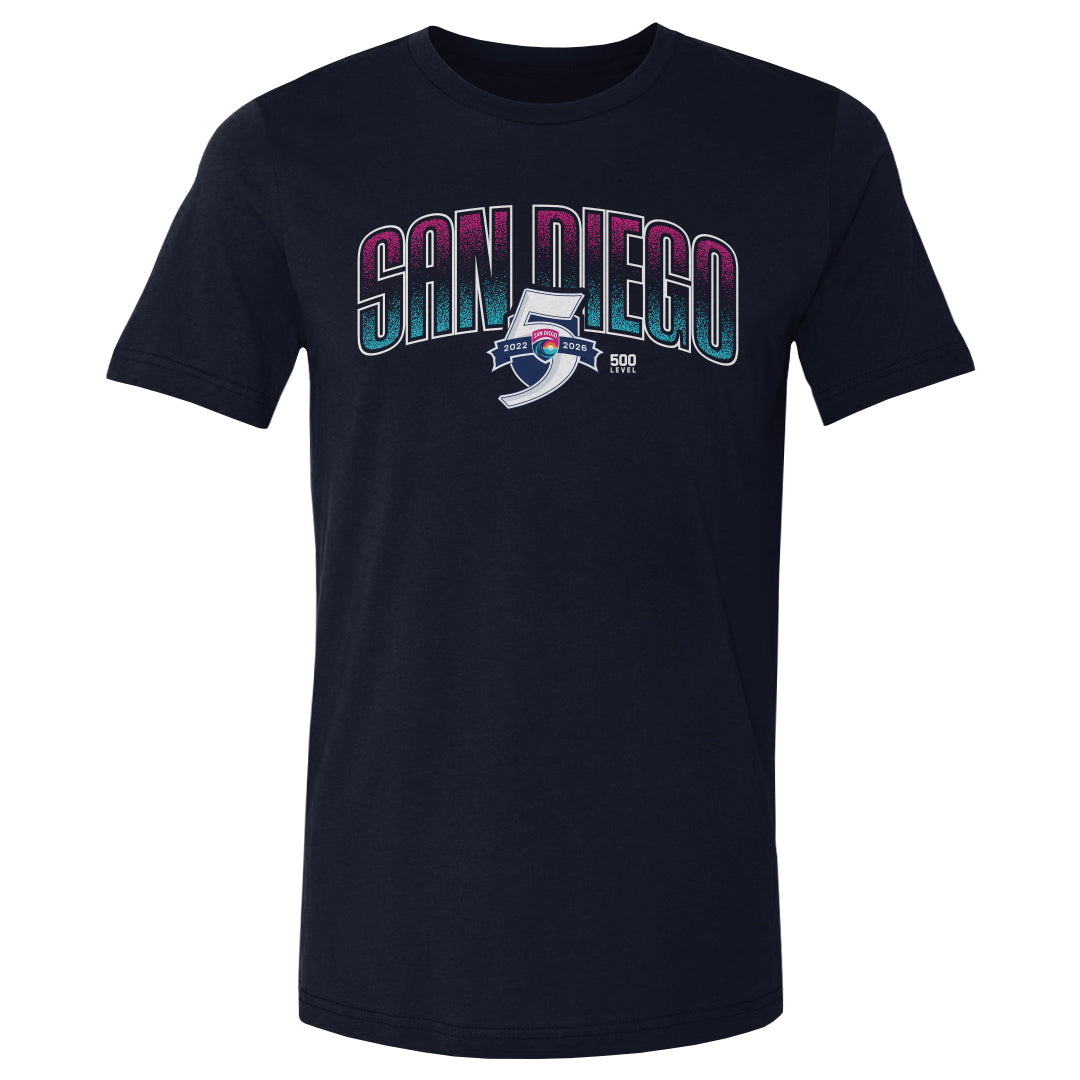 San Diego Wave FC Men's Cotton T-Shirt | 500 LEVEL
