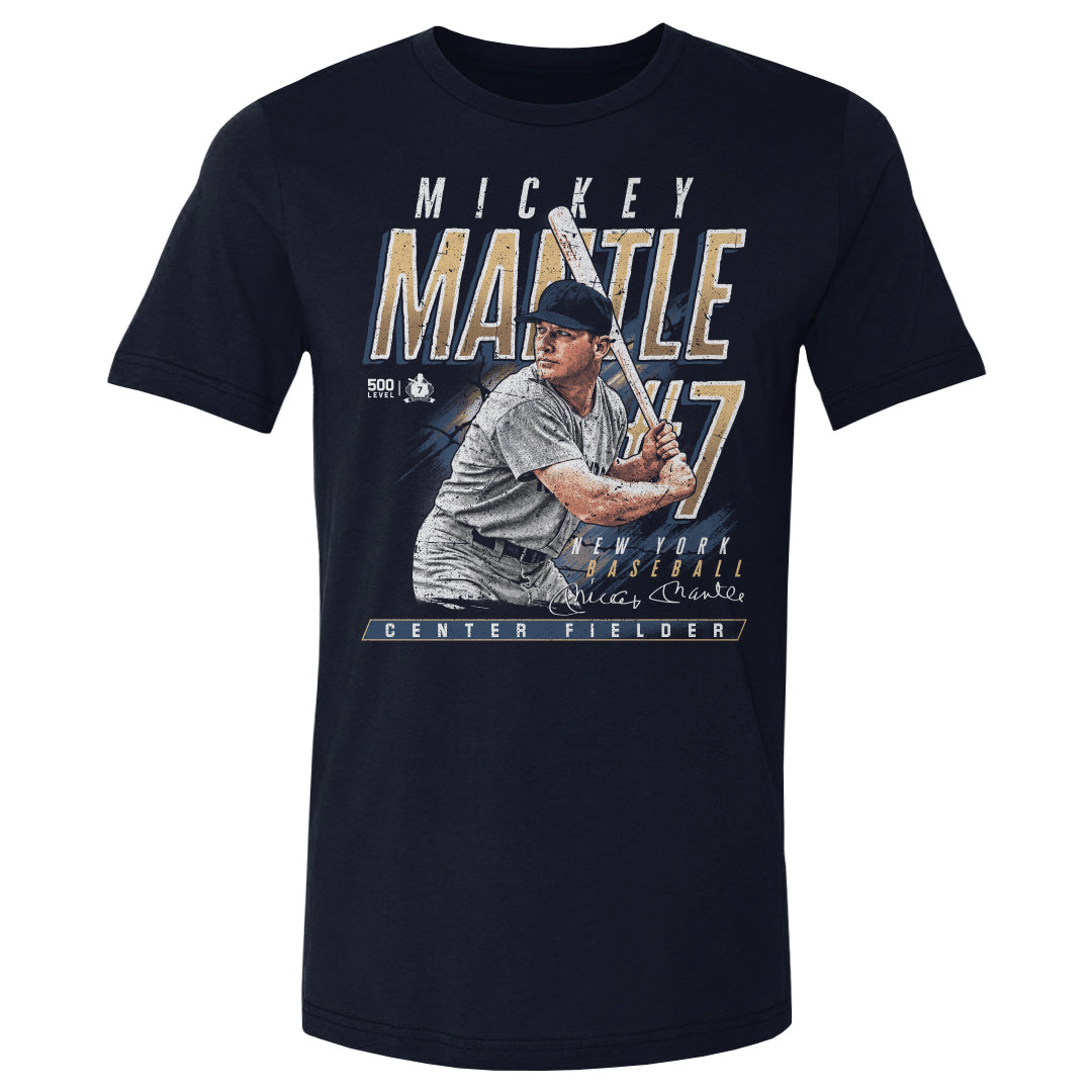 Mickey Mantle Men's Cotton T-Shirt | 500 LEVEL