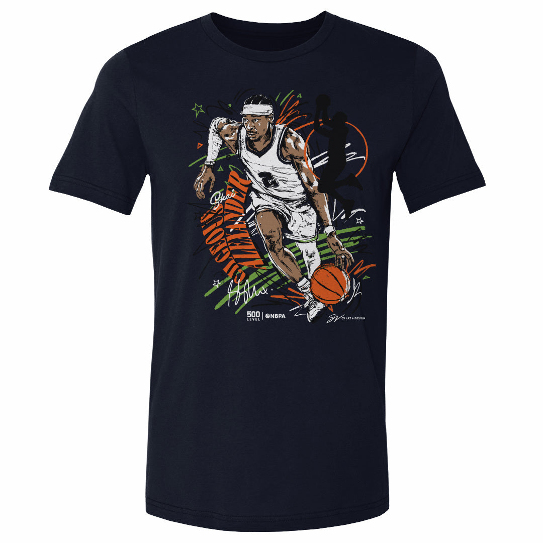Shai Gilgeous-Alexander Men's Cotton T-Shirt | 500 LEVEL