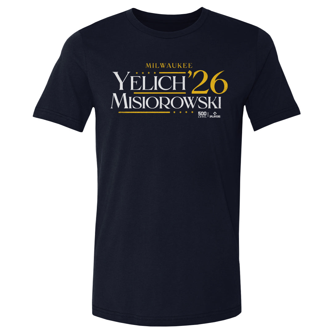 Christian Yelich Men's Cotton T-Shirt | 500 LEVEL