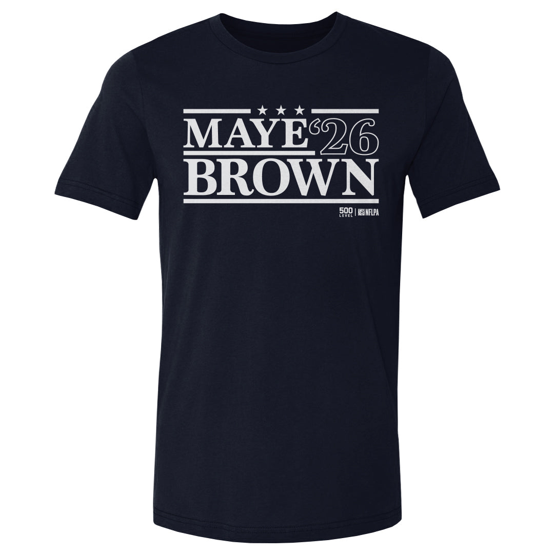 Drake Maye Men's Cotton T-Shirt | 500 LEVEL