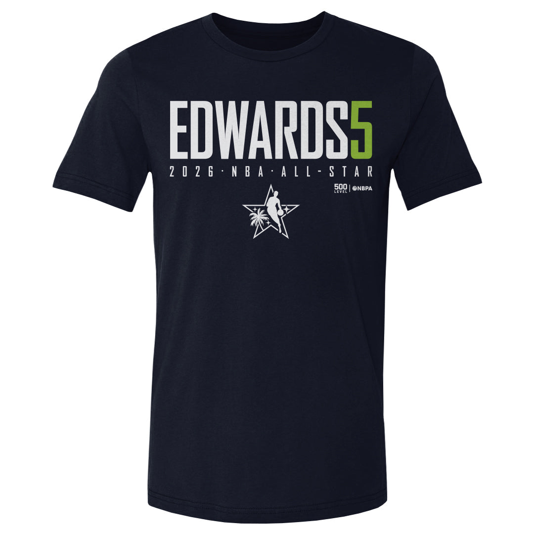 Anthony Edwards Men's Cotton T-Shirt | 500 LEVEL