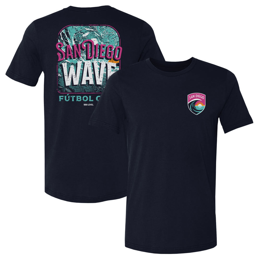 San Diego Wave FC Men's Cotton T-Shirt | 500 LEVEL